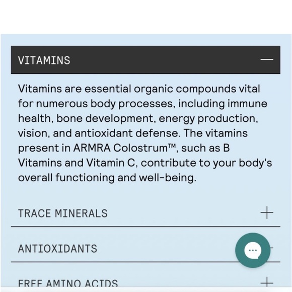 Pure and potent ARMRA Colostrum™ concentrate. Strengthen your skin, lung, & gut - Picture 4 of 15